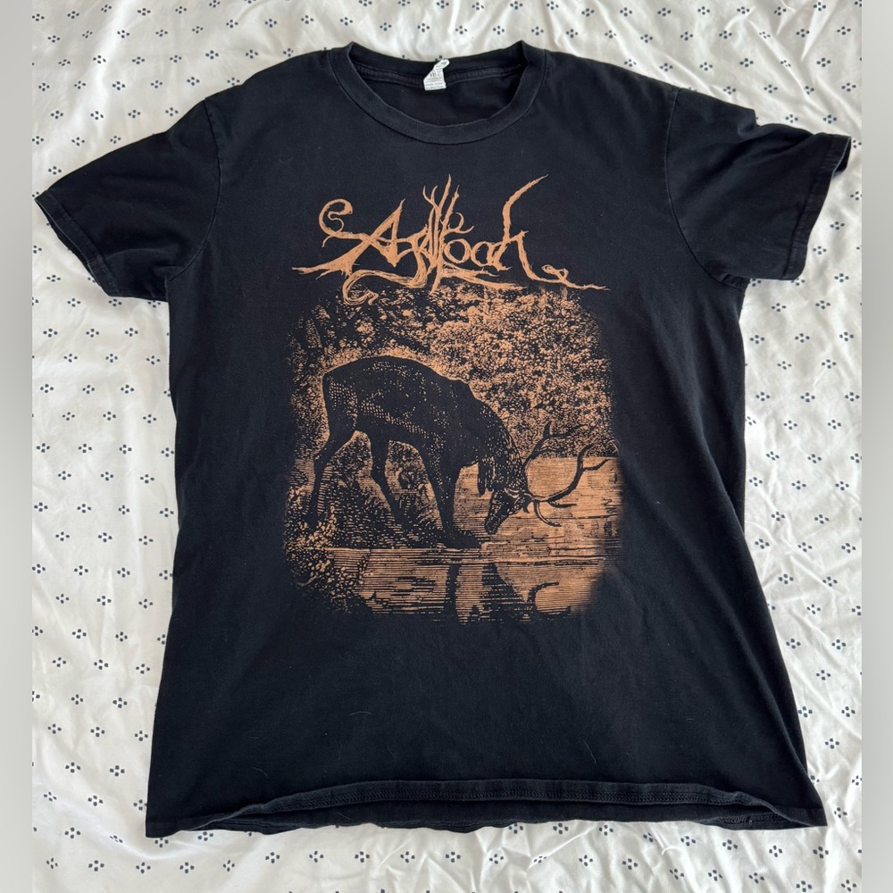 Agalloch band black T-Shirt men's Large